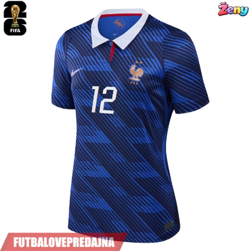 Lacne Ženy Futbalové dres Francúzsko William Saliba #17 MS 2026 Krátky Rukáv - Domáci